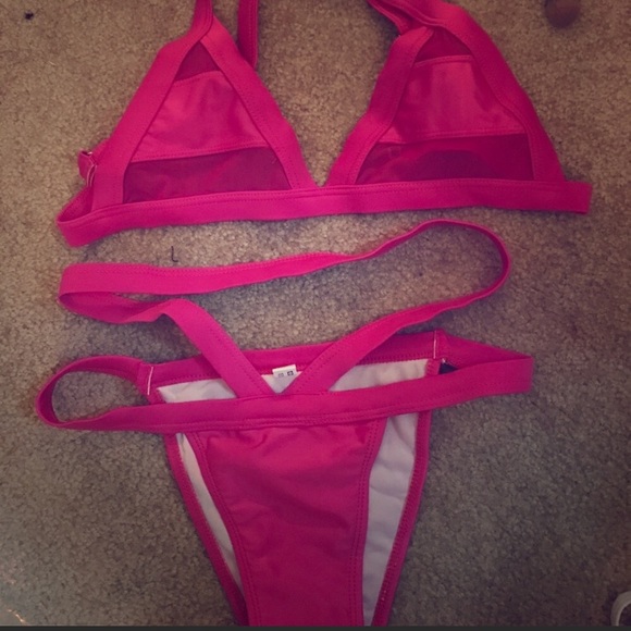 Sexy Thong Bikinis Hollow Out Swimwear Women - Picture 6 of 6